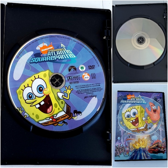 Nickelodeon SpongeBob squarepants Atlantis SquarePantis DVD - Picture 7 of 9